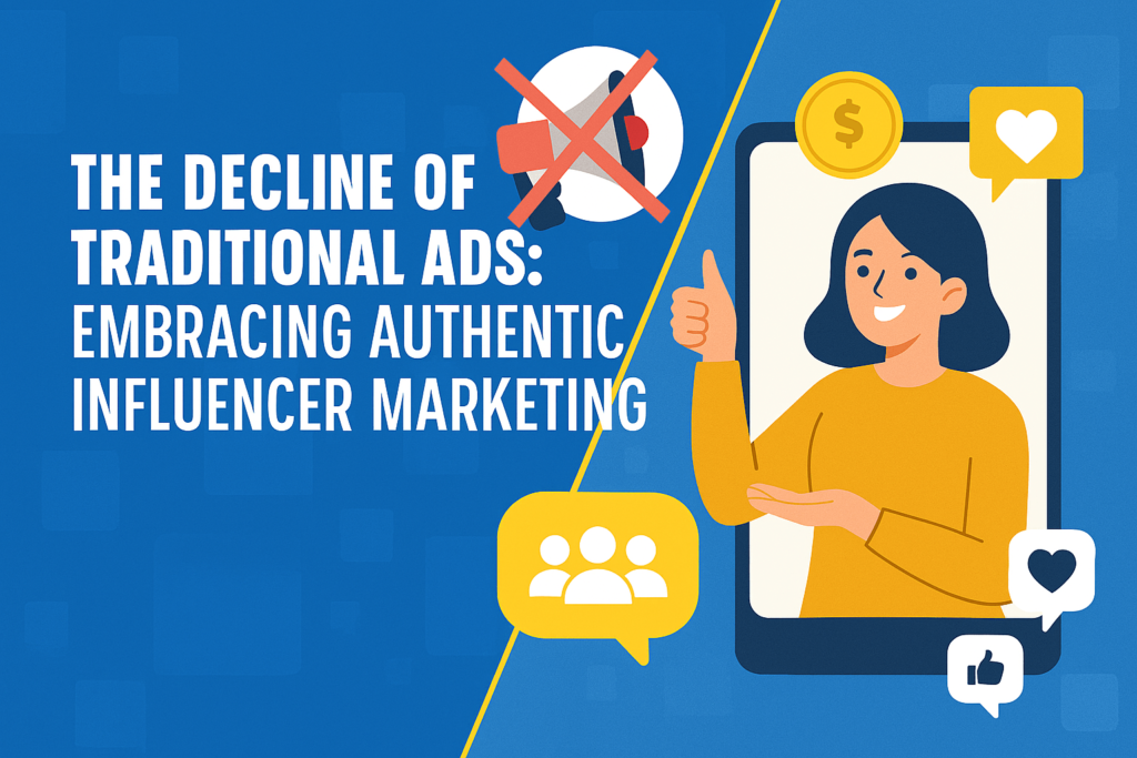 The Decline of Traditional Ads: Embracing Authentic Influencer Marketing