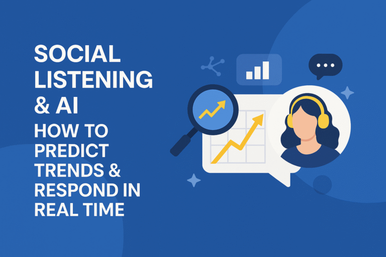 Social Listening & AI: How to Predict Trends & Respond in Real Time