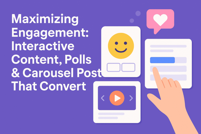 Maximizing Engagement: Interactive Content, Polls & Carousel Posts That Convert